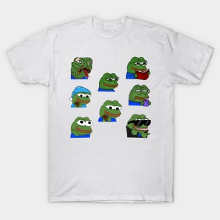 Pepe the frog variety set T-Shirt